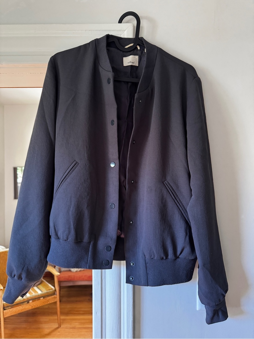 Wilfred Women’s Lightweight Snap-Front Coat